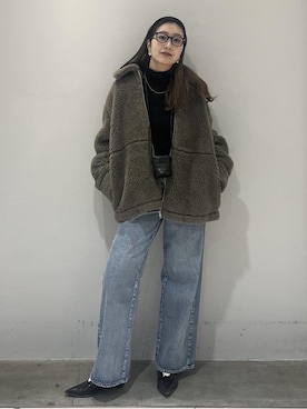 「アイテム（パンツ）」を使った、marin.さん（レディース・162cm・30代）の冬コーディネート