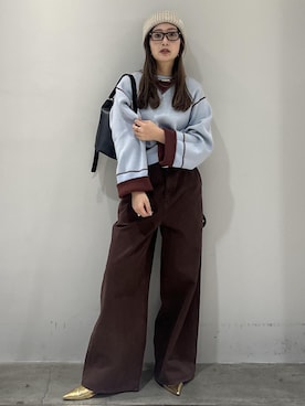 「アイテム（ショルダーバッグ）」を使った、marin.さん（レディース・162cm・30代）の冬コーディネート