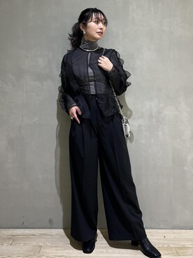 「サステナブル」｜marin.さん（レディース・162cm）の冬コーディネート