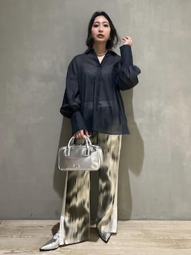 「CHICS（シックス）のアイテム」を使った、marin.さん（レディース・162cm）の春コーディネート