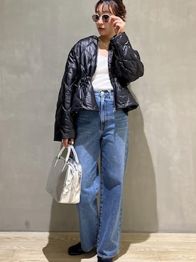 「サステナブル」｜「アイテム（その他シューズ）」を使った、marin.さん（レディース・162cm）の秋コーディネート