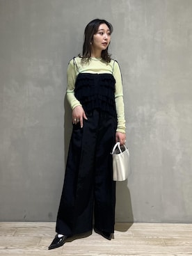 「サステナブル」｜marin.さん（レディース・162cm）の冬コーディネート