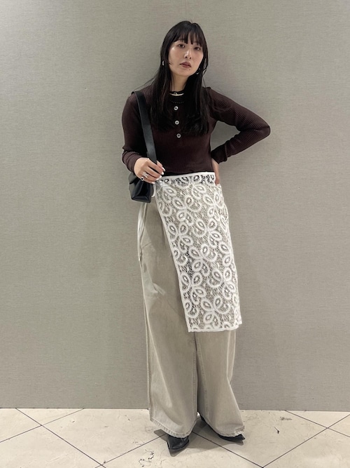 ADAM ET ROPE'（アダムエロペ） スカーフ バンダナ vintage stock lace