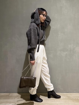 「サステナブル」｜marin.さん（レディース・162cm）の秋コーディネート