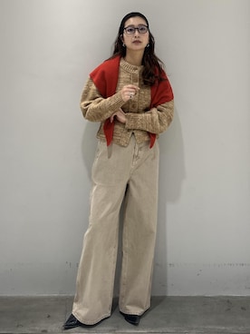 「アイテム（パンプス）」を使った、marin.さん（レディース・162cm・30代）の冬コーディネート