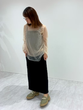 卑弥呼　本社スタッフEさん（レディース・162cm）の春コーディネート