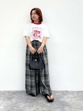 卑弥呼 本社スタッフEさん(レディース・154cm)の夏コーディネート