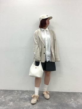 卑弥呼 本社スタッフEさん(レディース・154cm)の春コーディネート