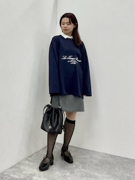 「A part by（アパートバイ）のアイテム」を使った、卑弥呼　本社スタッフEさん（骨格ウェーブ・レディース・154cm）の秋コーディネート