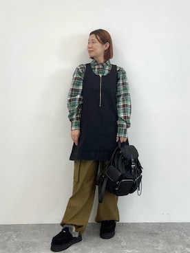 卑弥呼 本社スタッフEさん(レディース・154cm)の秋コーディネート