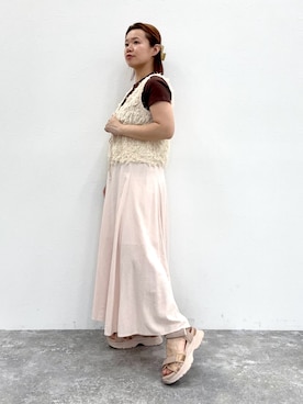卑弥呼　本社スタッフEさん（レディース・154cm）の夏コーディネート