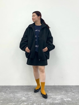 「A part by（アパートバイ）のアイテム」を使った、卑弥呼　本社スタッフEさん（レディース・154cm）の秋コーディネート