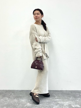 「A part by（アパートバイ）のアイテム」を使った、卑弥呼　本社スタッフEさん（レディース・154cm）の秋コーディネート