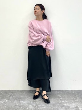 「A part by（アパートバイ）のアイテム」を使った、卑弥呼　本社スタッフEさん（レディース・154cm）の秋コーディネート