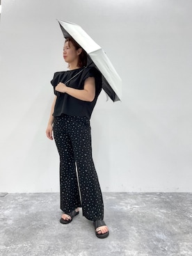 「HIMIKO（ヒミコ）のアイテム」を使った、卑弥呼　本社スタッフEさん（レディース・154cm）の夏コーディネート