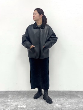 「A part by（アパートバイ）のアイテム」を使った、卑弥呼　本社スタッフEさん（レディース・154cm）の秋コーディネート