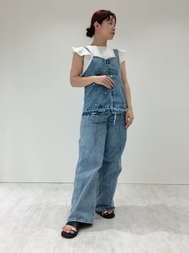 「Ungrid（アングリッド）のアイテム」を使った、卑弥呼　本社スタッフEさん（骨格ウェーブ・レディース・154cm）の夏コーディネート