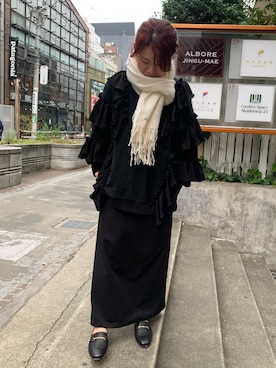 卑弥呼　本社スタッフEさん（レディース・162cm）の秋コーディネート