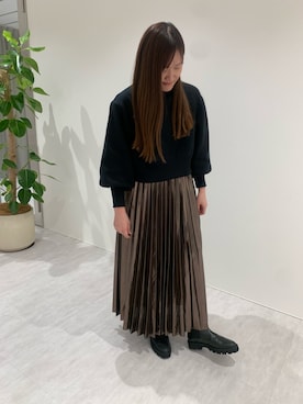 卑弥呼　本社スタッフEさん（レディース・162cm）の冬コーディネート