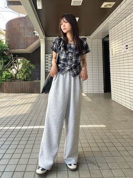 「MOUSSY（マウジー）のアイテム」を使った、さわち / 小泉 沙和さん（レディース・156cm）の夏コーディネート