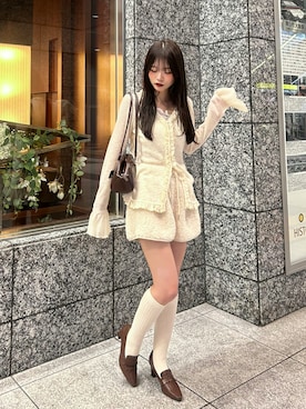 「VACANCY（ヴァカンシー）のアイテム」を使った、さわち / 小泉 沙和さん（レディース・156cm）の秋コーディネート