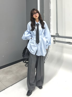 「アイテム（フォーマルスーツ/小物）」を使った、さわち / 小泉 沙和さん（レディース・156cm）の秋コーディネート