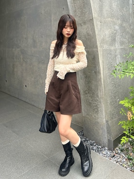 「プチプラ」｜さわち / 小泉 沙和さん（レディース・156cm）の秋コーディネート