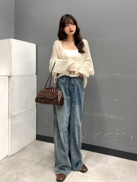 「アイテム（その他シューズ）」を使った、さわち / 小泉 沙和さん（レディース・156cm）の秋コーディネート