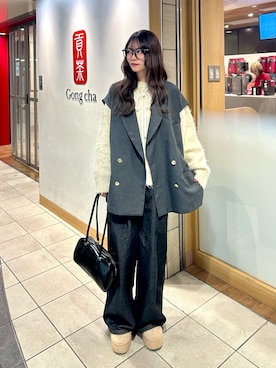 さわち / 小泉 沙和さん（レディース・156cm）の冬コーディネート