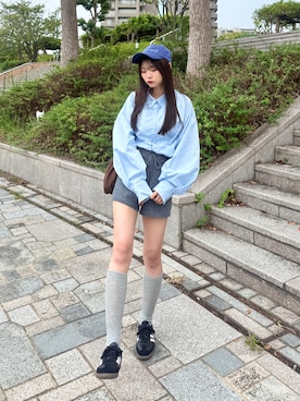 「LIAN（リアン）のアイテム」を使った、さわち / 小泉 沙和さん（レディース・156cm）の秋コーディネート