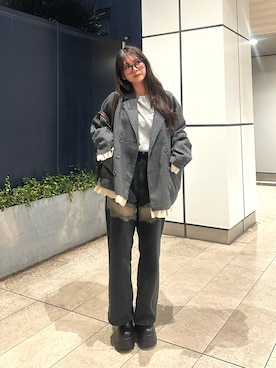 「VIVIAN（ヴィヴィアン）のアイテム」を使った、さわち / 小泉 沙和さん（レディース・156cm）の春コーディネート