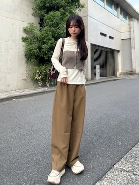 「アイテム（その他トップス）」を使った、さわち / 小泉 沙和さん（レディース・156cm）の夏コーディネート