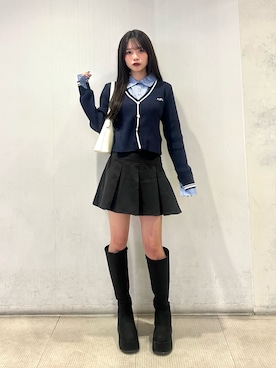 「大人ガーリー」｜さわち / 小泉 沙和さん（レディース・156cm）の秋コーディネート