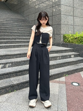 「ビスチェ」｜さわち / 小泉 沙和さん（レディース・156cm）の夏コーディネート