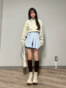 「LIAN（リアン）のアイテム」を使った、さわち / 小泉 沙和さん（レディース・156cm）の冬コーディネート