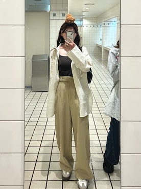 「select MOCA（セレクトモカ）のアイテム」を使った、さわち / 小泉 沙和さん（レディース・156cm）の夏コーディネート
