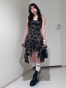 「アシンメトリー」｜HIMARIさん（レディース・158cm）の夏コーディネート