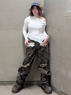 HIMARIさん(レディース・158cm)の冬コーディネート