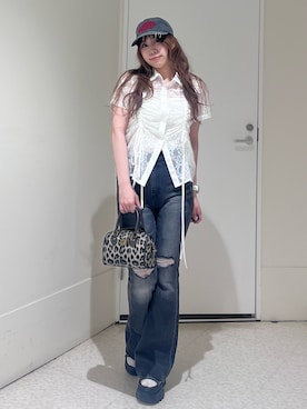 HIMARIさん（レディース・158cm）の夏コーディネート