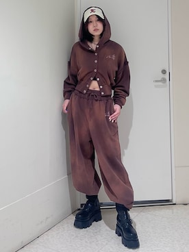 「EVRIS（エヴリス）のアイテム」を使った、HIMARIさん（レディース・158cm）の春コーディネート