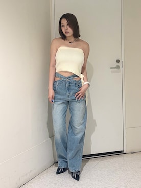 「EVRIS（エヴリス）のアイテム」を使った、HIMARIさん（レディース・158cm）の夏コーディネート