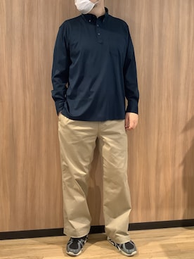 「東京シャツ」｜BRICK HOUSE シャツ工房 浜松メイワン店さん（メンズ・182cm）の春コーディネート