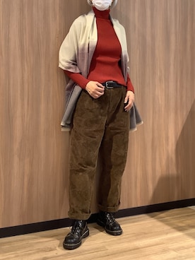 BRICK HOUSE シャツ工房 浜松メイワン店さん（レディース・162cm）の冬コーディネート