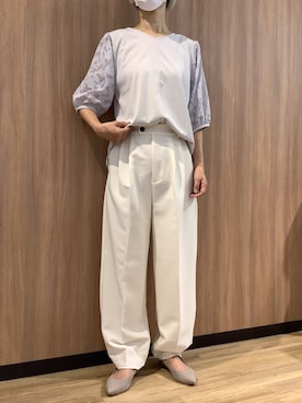 BRICK HOUSE シャツ工房 浜松メイワン店さん(レディース・162cm)の夏コーディネート