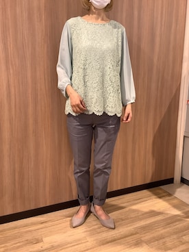 BRICK HOUSE シャツ工房 浜松メイワン店さん(レディース・162cm)の夏コーディネート