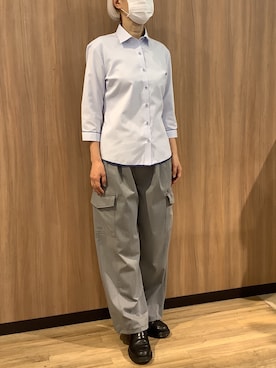 「爽やかコーデ」｜BRICK HOUSE シャツ工房 浜松メイワン店さん（レディース・162cm）の春コーディネート