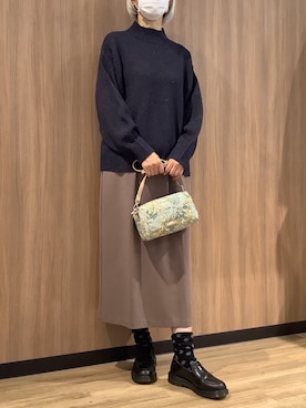 BRICK HOUSE シャツ工房 浜松メイワン店さん（レディース・162cm）の冬コーディネート