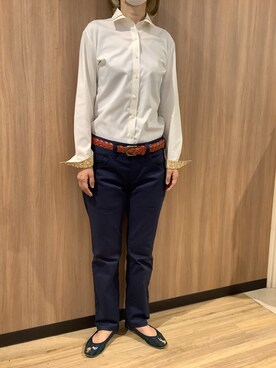 BRICK HOUSE シャツ工房 浜松メイワン店さん（レディース・162cm）の春コーディネート