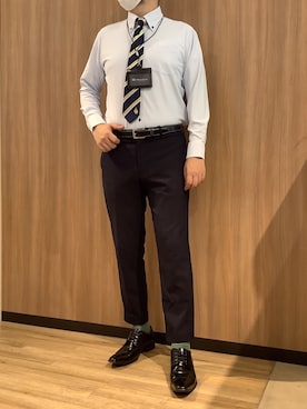 「アイテム（その他小物）」を使った、BRICK HOUSE シャツ工房 浜松メイワン店さん（メンズ・182cm）の秋コーディネート