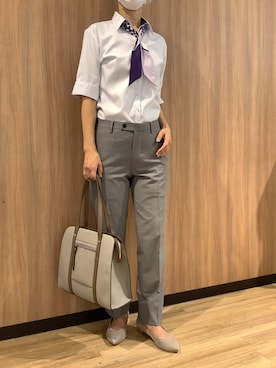 「アイテム（財布/小物）」を使った、BRICK HOUSE シャツ工房 浜松メイワン店さん（レディース・162cm）の夏コーディネート